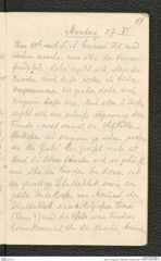 Seite 13, Tagebuch "Willendorf | Grabung 1927" (NHMW-PRAE-BBB-37)